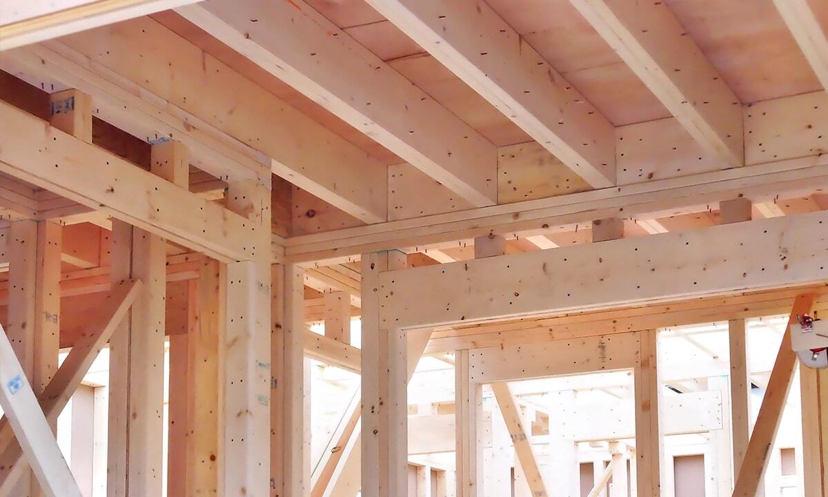 木造の一戸建て住宅